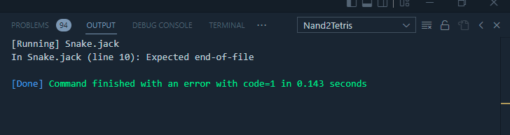 Solved Jack Programming language - Nand2Tetris - P9: The | Chegg.com