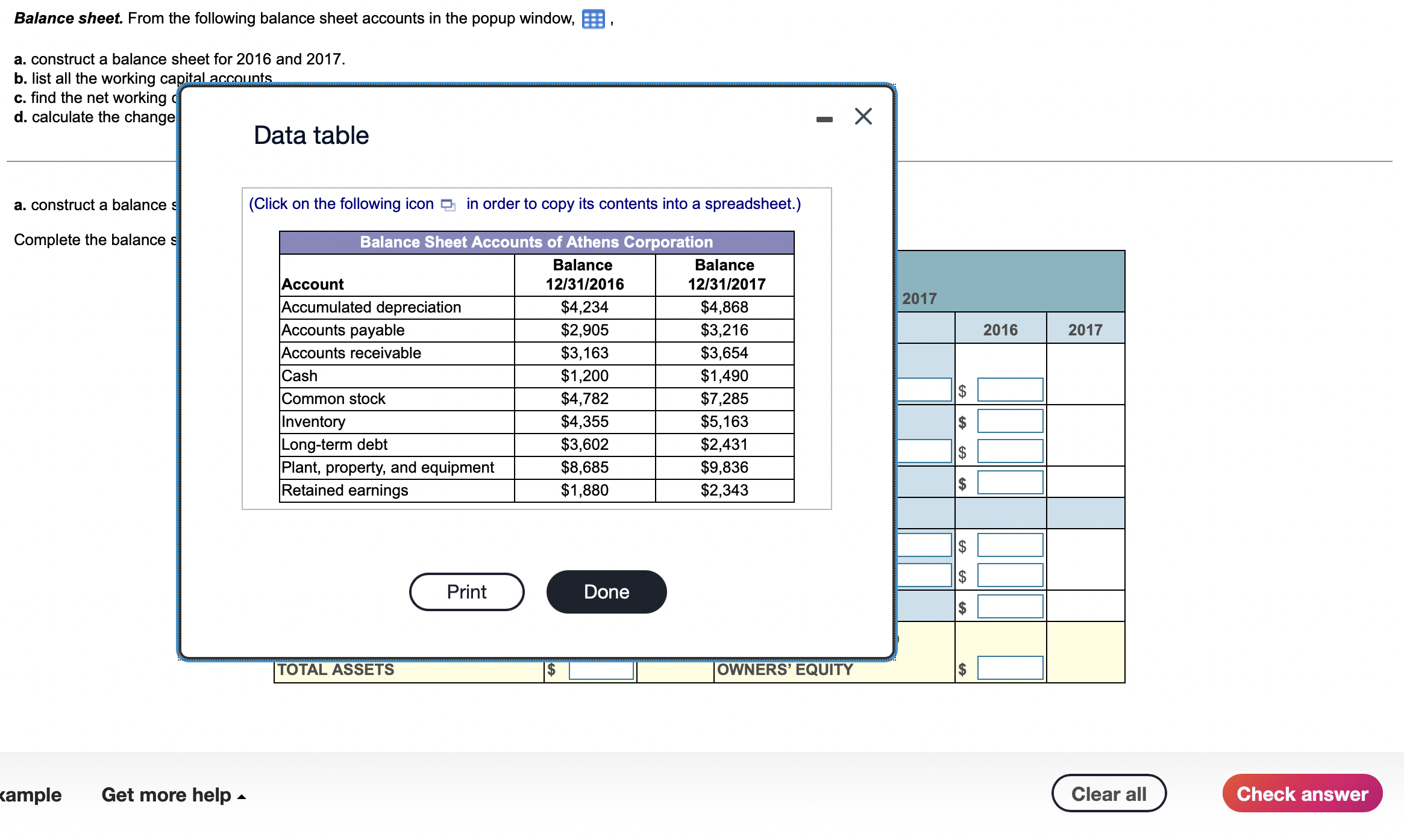 Solved Balance Sheet. From The Following Balance Sheet | Chegg.com