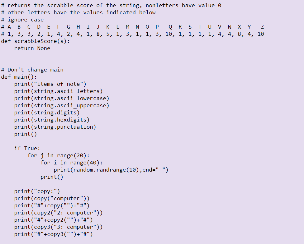 Solved Answer each part of the following task in the Python | Chegg.com