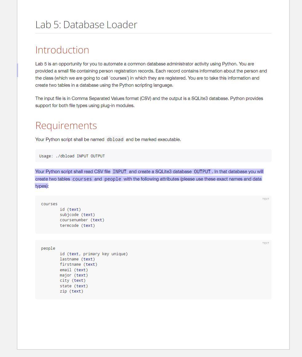 Solved Lab 5 is an opportunity for you to automate a common | Chegg.com