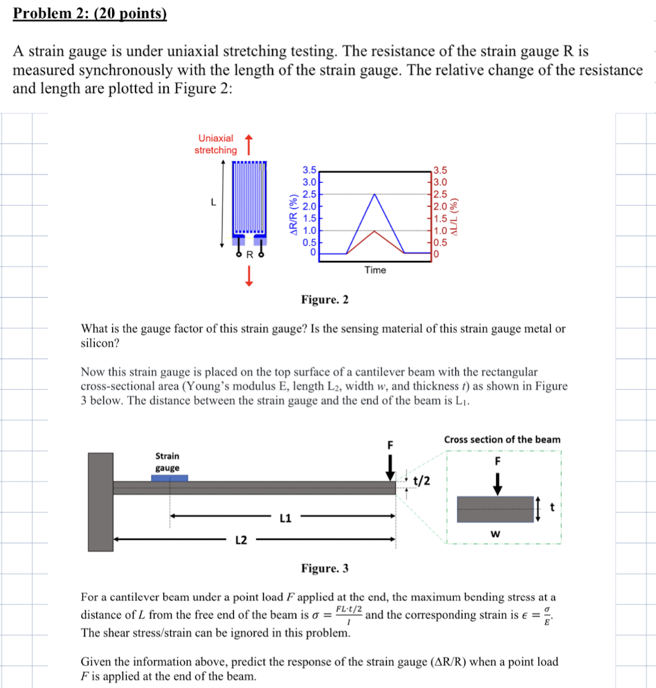 A strain gauge is under uniaxial stretching testing.