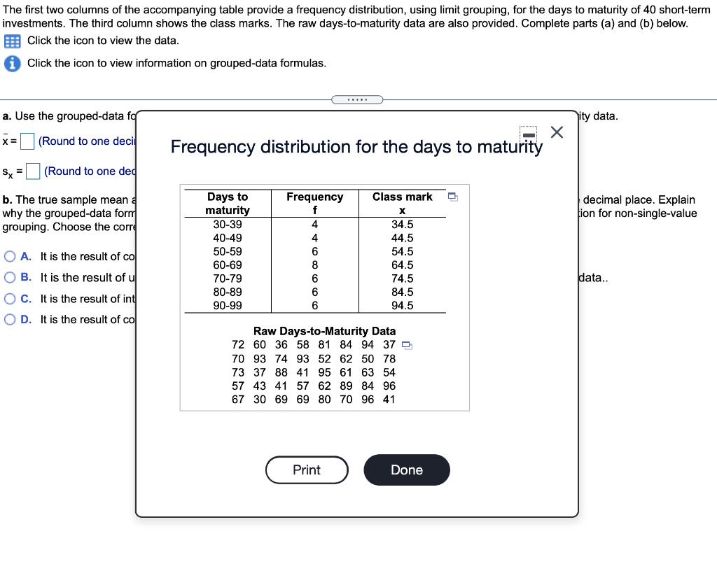 Solved The first two columns of the accompanying table | Chegg.com