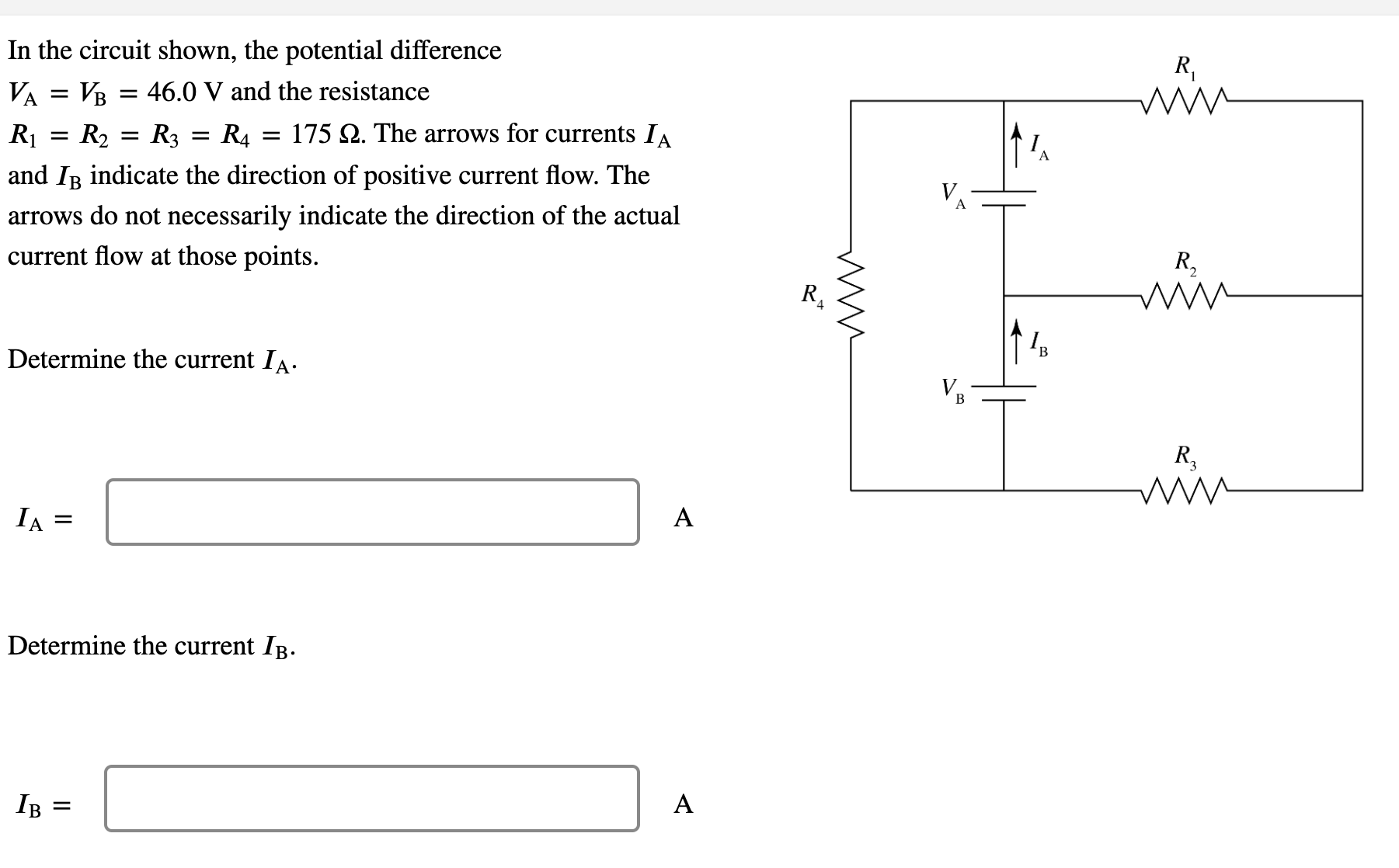 Solved In the circuit shown, the potential difference | Chegg.com