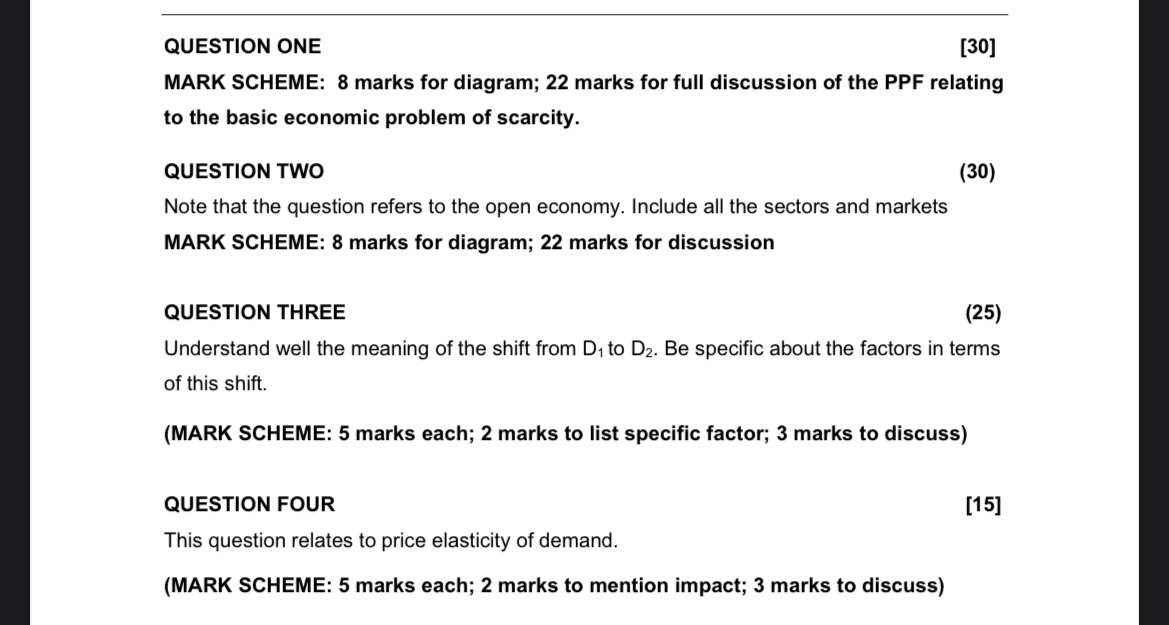 Solved QUESTION ONE [30] MARK SCHEME: 8 marks for diagram; | Chegg.com