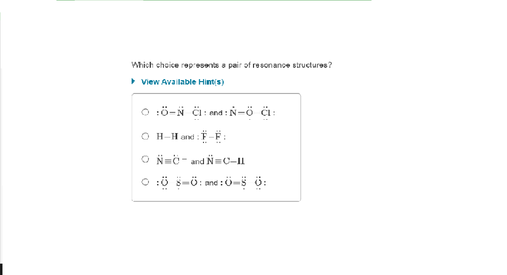 Which Choice Represents a Pair of Resonance Structures-Organic Chemistry Guide