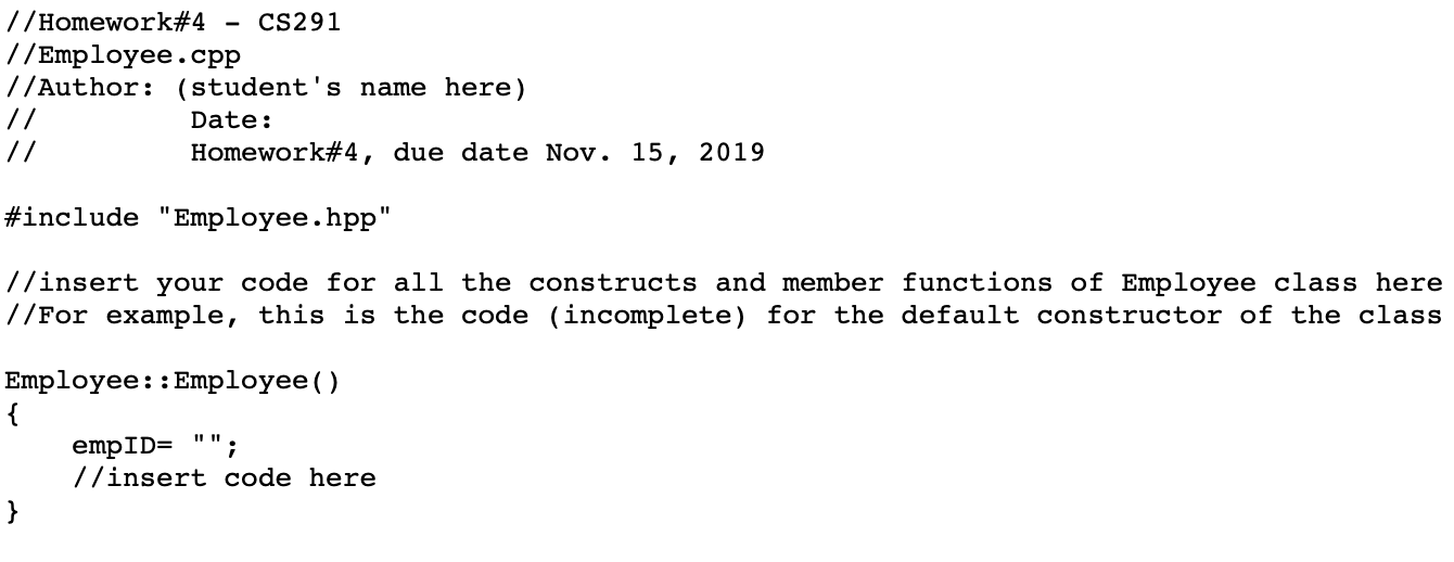 Solved Use the provided Files and Code to Finish the Given | Chegg.com
