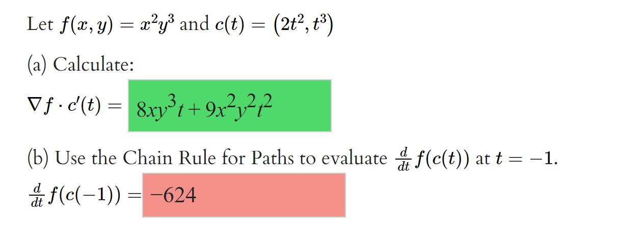 Solved I Am Not Sure What I'm Doing Wrong In Part (b). | Chegg.com