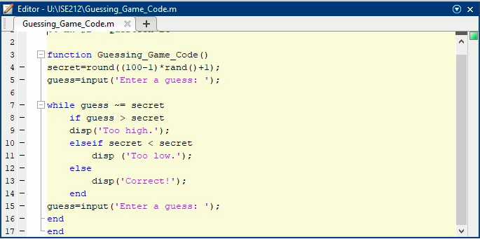Solved Complete the coding for the Guessing Game exercise. | Chegg.com