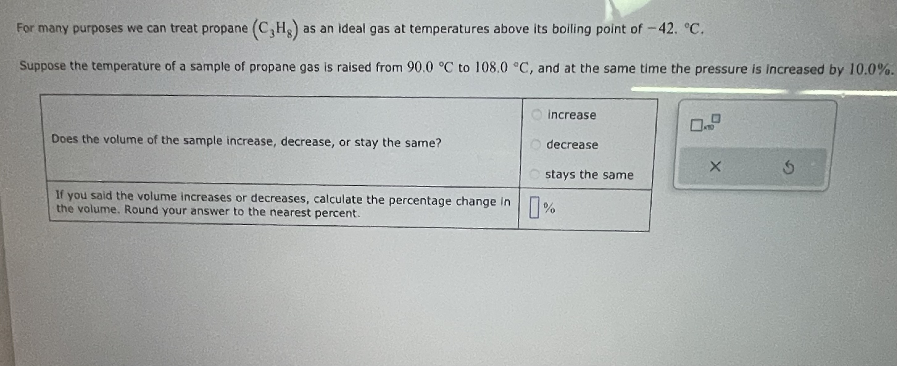 solved-for-many-purposes-we-can-treat-propane-c3h8-as-an-chegg