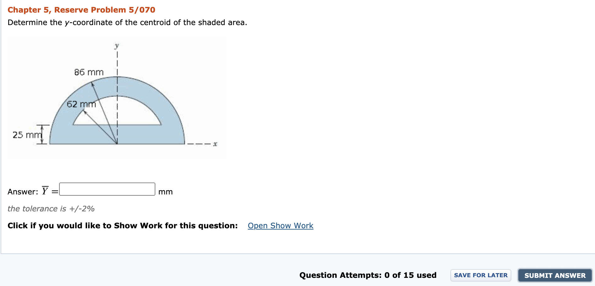 Solved Chapter 5, Reserve Problem 5/070 Determine The | Chegg.com