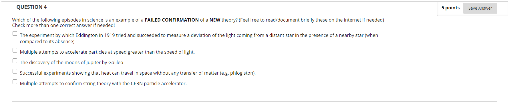 Solved QUESTION 4 5 points Save Answer Which of the | Chegg.com