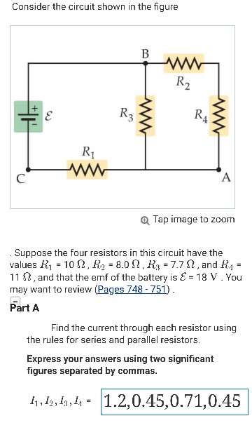 Solved Consider the circuit shown in the figure 4 @ Tap | Chegg.com