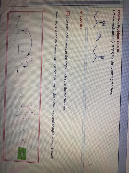 Solved Draw a mechanism (2 steps) for the following | Chegg.com