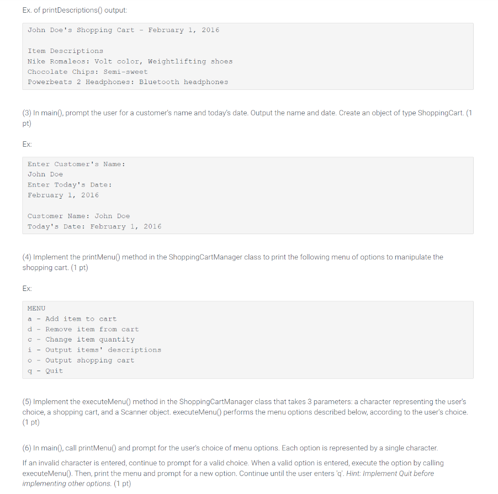 Solved JAVA PROGRAMMERS ONLY(Try programming it) Hello, I | Chegg.com