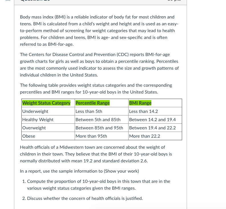 body mass index bmi is a reliable indicator of ____