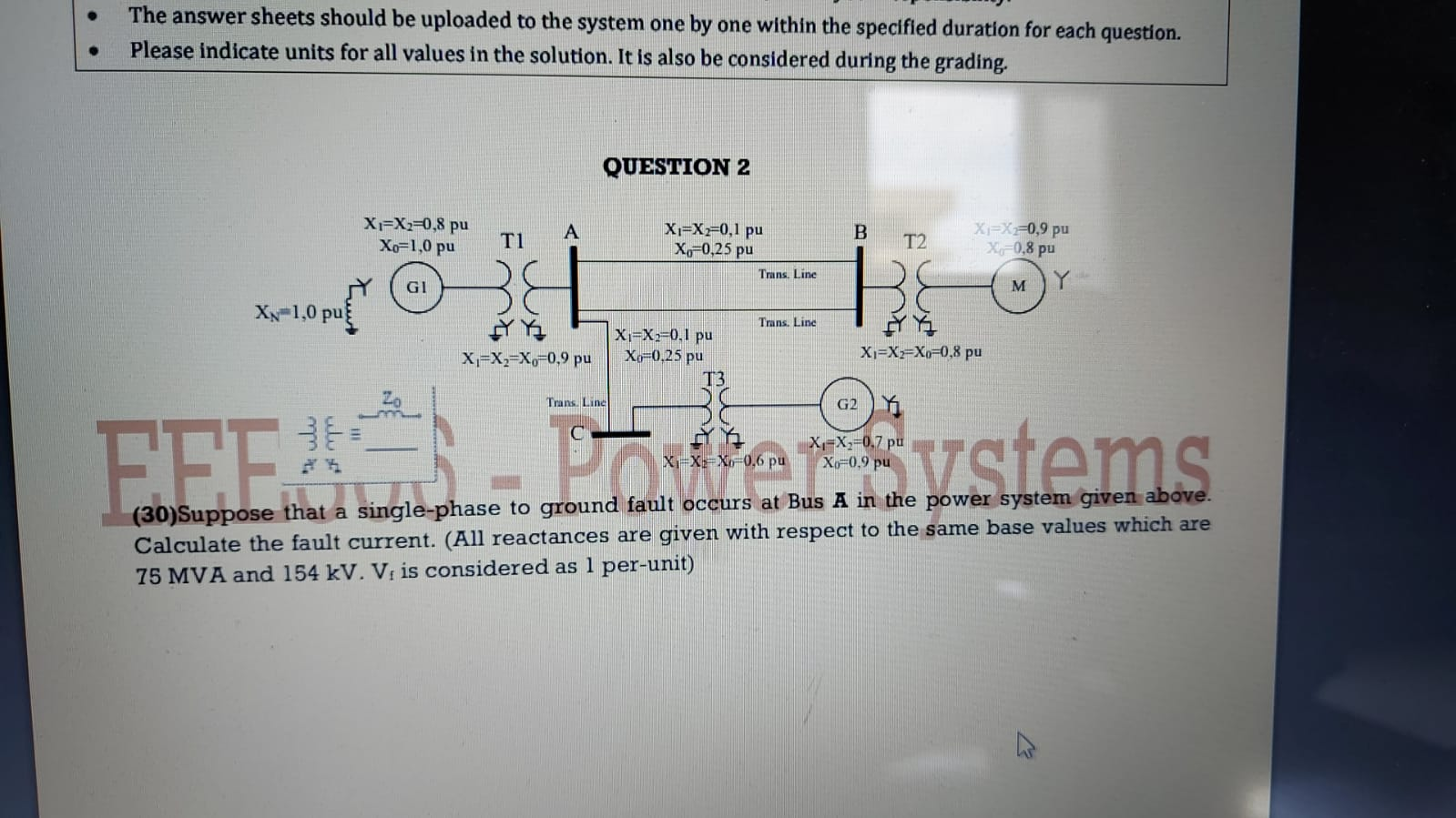 Solved The answer sheets should be uploaded to the system | Chegg.com