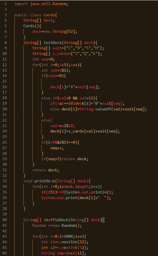 Shorten/Simplify the following Java code, producing | Chegg.com