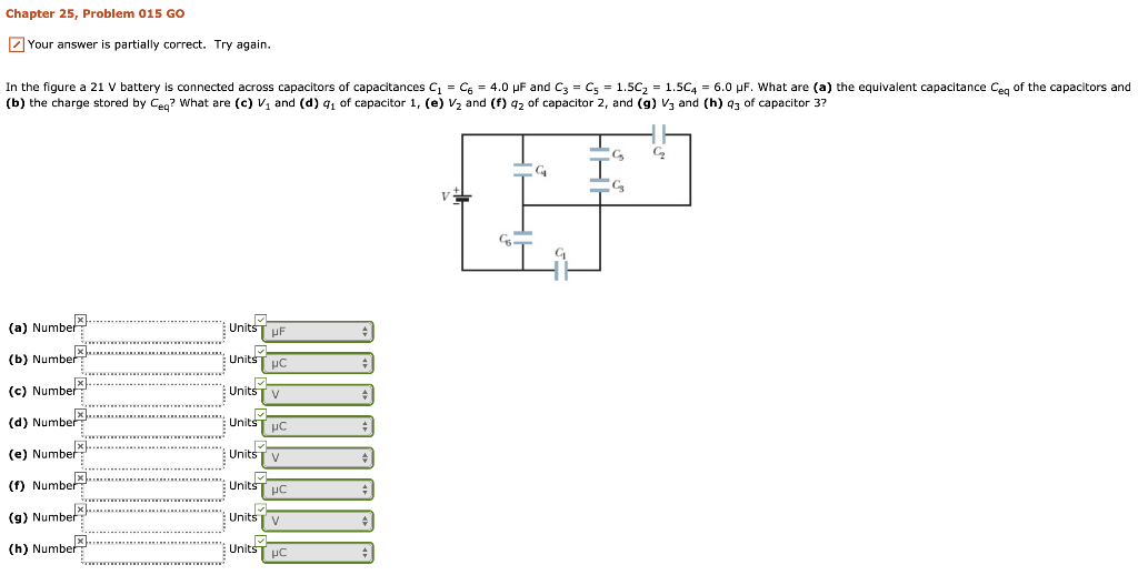 Solved Chapter 25, Problem 015 GO Your answer is partially | Chegg.com