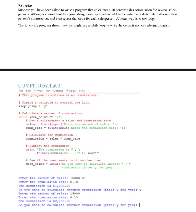 Solved Exercisel Suppose you have been asked to write a | Chegg.com