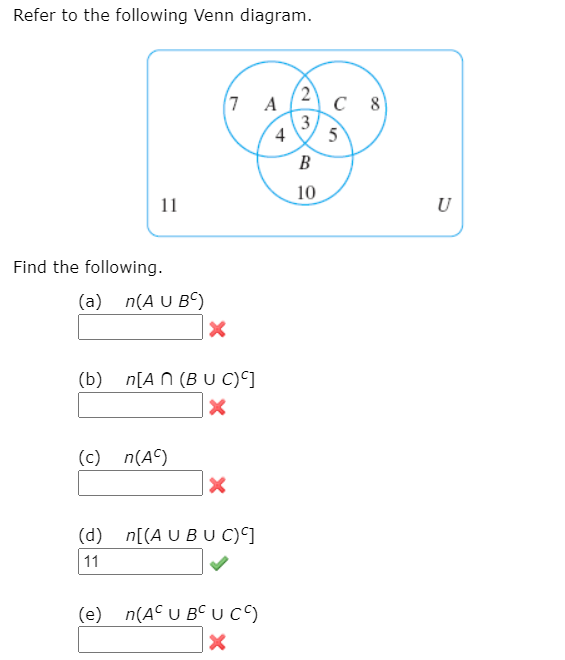 Solved Refer To The Following Venn Diagram 17 A 2 C 8 3 4 5 Chegg Com