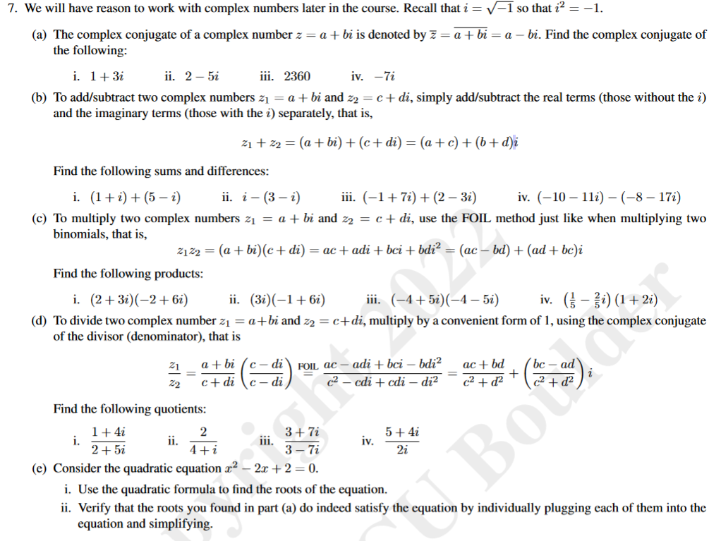 solved-7-we-will-have-reason-to-work-with-complex-numbers-chegg