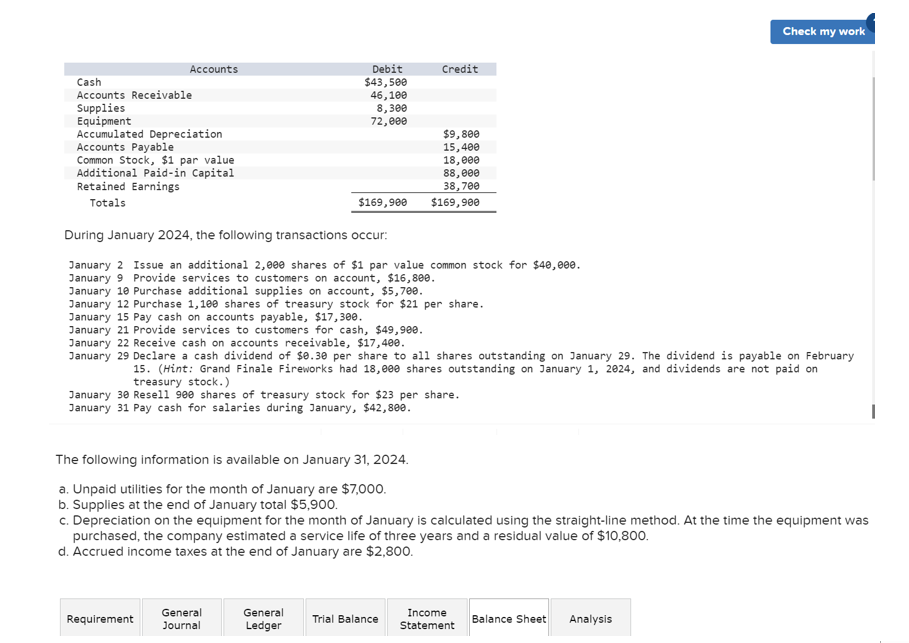 Solved During January 2024 The Following Transactions Chegg Com   Screenshot2023 11 06233223 