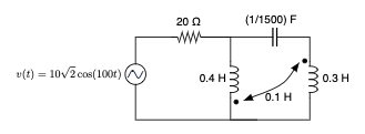 Solved (c) For The Circuit Calculate The Complex Power 