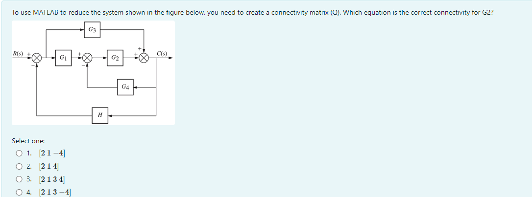 Solved Reduce the block diagram shown in Figure below to a | Chegg.com