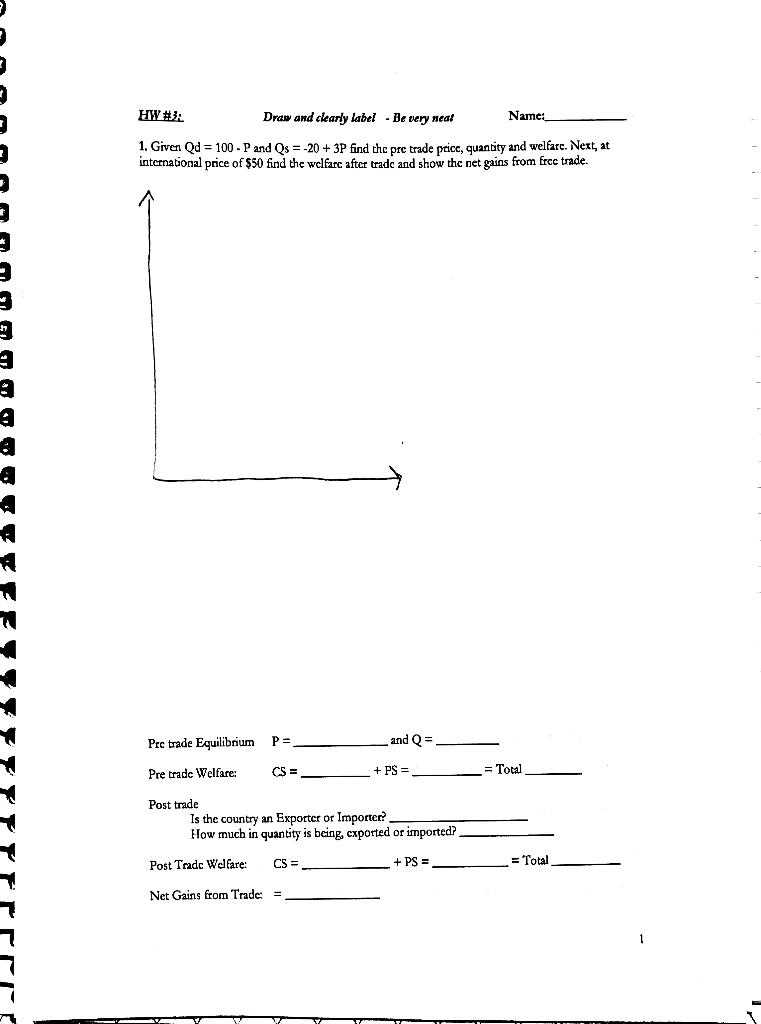 solved-1-given-qd-100-p-and-qs-20-3p-find-the-pre-trade-chegg