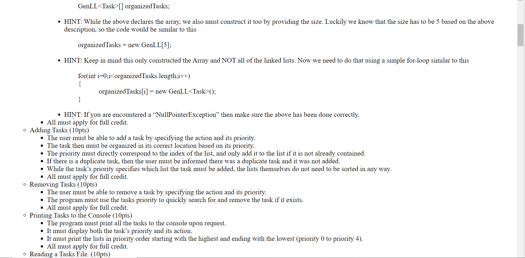 Solved Write a program in which the user can manage a | Chegg.com