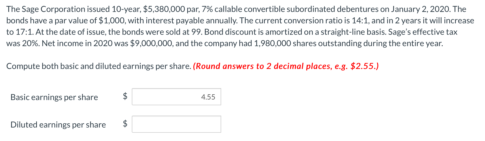 Solved The Sage Corporation issued 10-year, $5,380,000 par, | Chegg.com