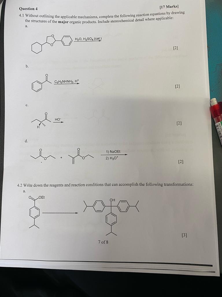 Solved Question 4 4.1 Without Outlining The Applicable | Chegg.com