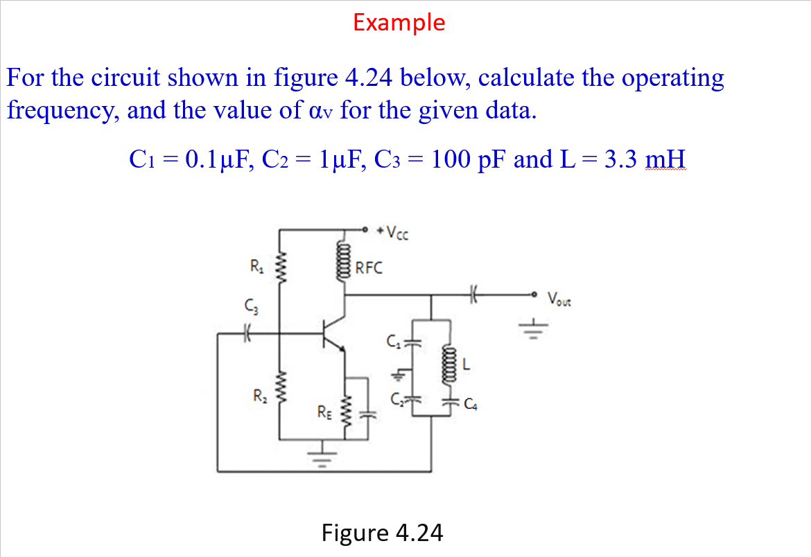 Solved Example For the circuit shown in figure 4.24 below, | Chegg.com