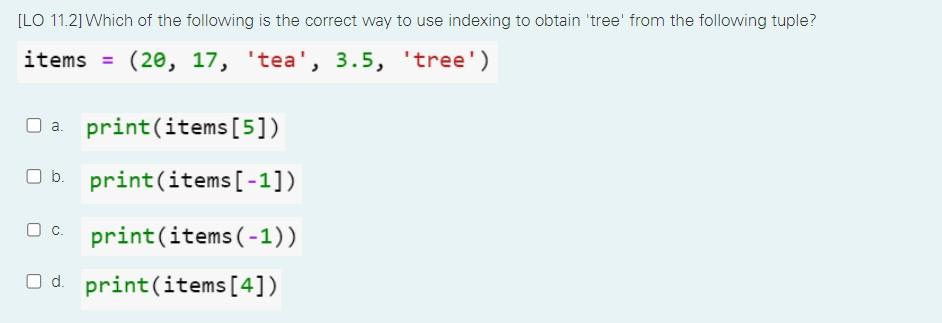 Solved [LO 11.2] Which of the following is the correct way | Chegg.com