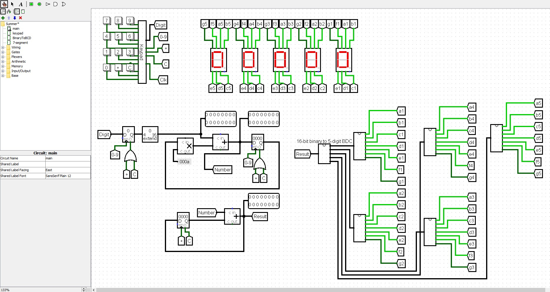 1 Modify The Following Unsigned 16 Bit Adder Circ Chegg Com