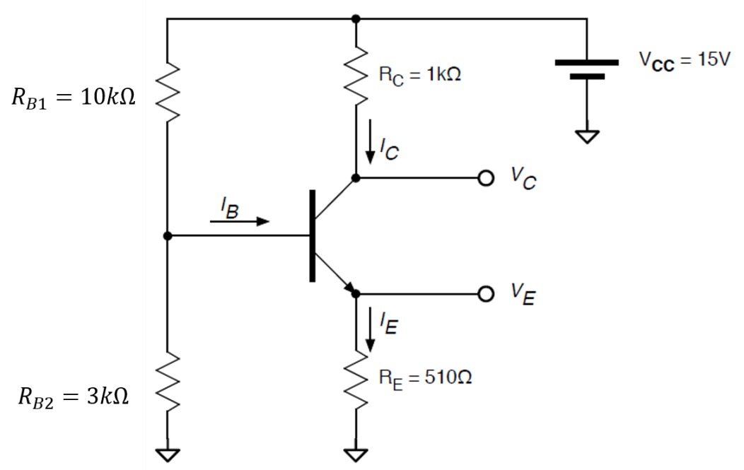 Solved A BJT-based circuit is shown in the figure below. The | Chegg.com