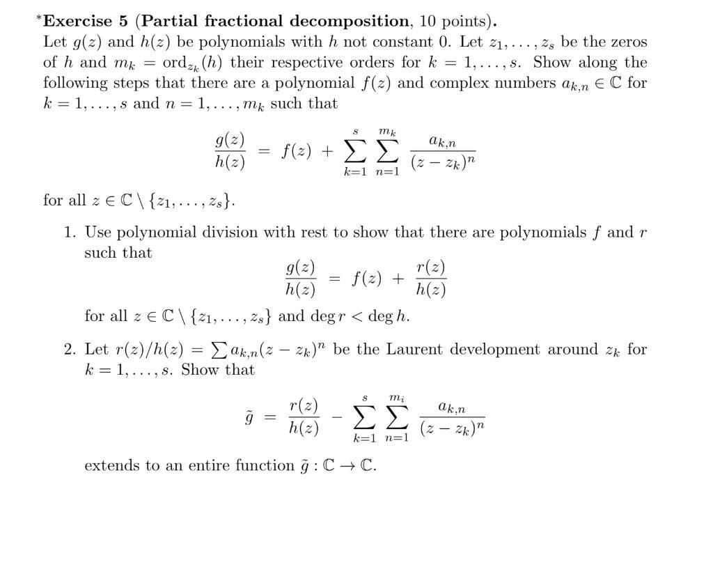 Solved 3 Show That G~ Z →0 When ∣z∣→∞ Conclude That G~ Is