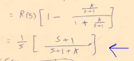 Solved R(S) [1- ㅎㄷ 3+1 + 서 1+ S+1 S+1+K 5+1 | Chegg.Com