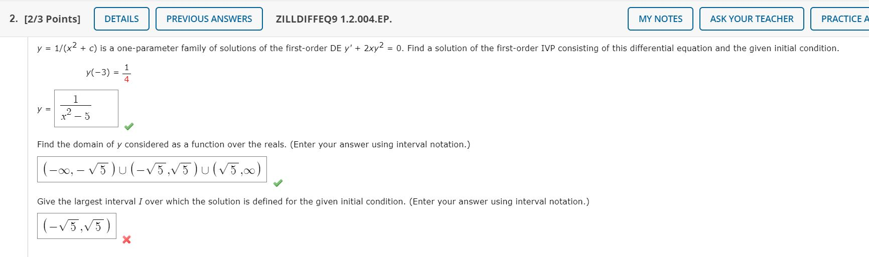 solved-y-1-x2-c-is-a-one-parameter-family-of-solutions-chegg