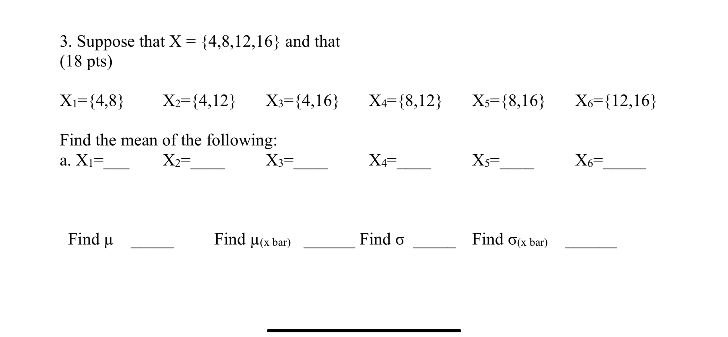 solved-3-suppose-that-x-4-8-12-16-and-that-18pts-chegg