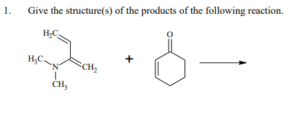 Solved Give the structure(s) of the products of the | Chegg.com