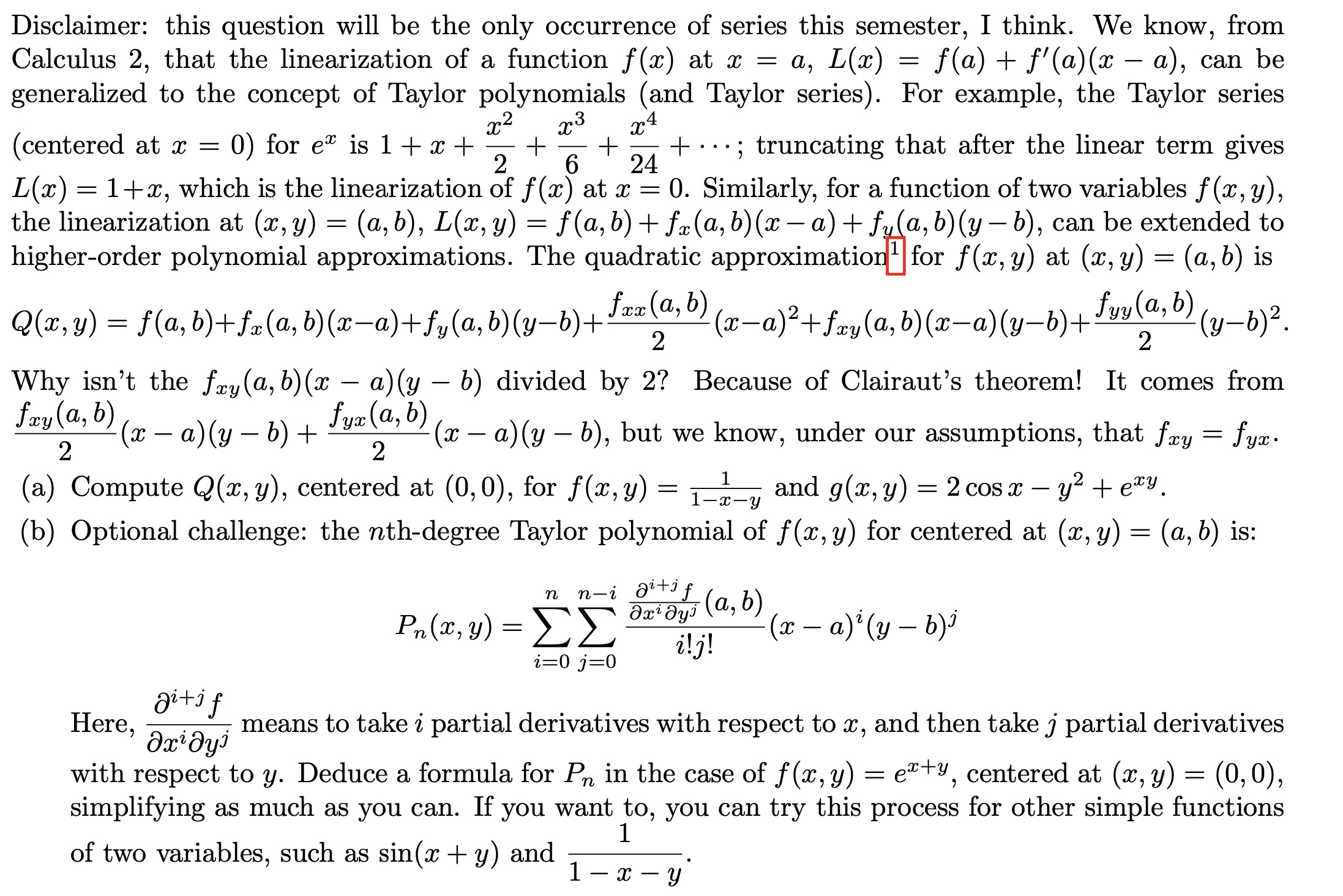 Solved Disclaimer: this question will be the only occurrence | Chegg.com