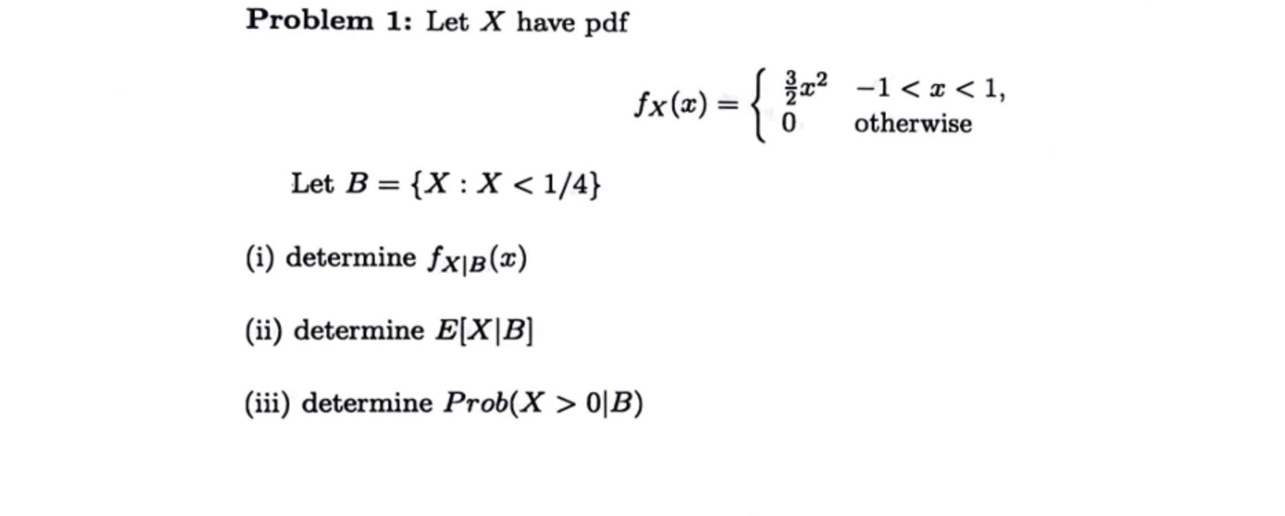 Solved Problem 1: Let X ﻿have | Chegg.com