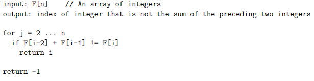 Solved 1. State the size of the input in big-Oh. For | Chegg.com