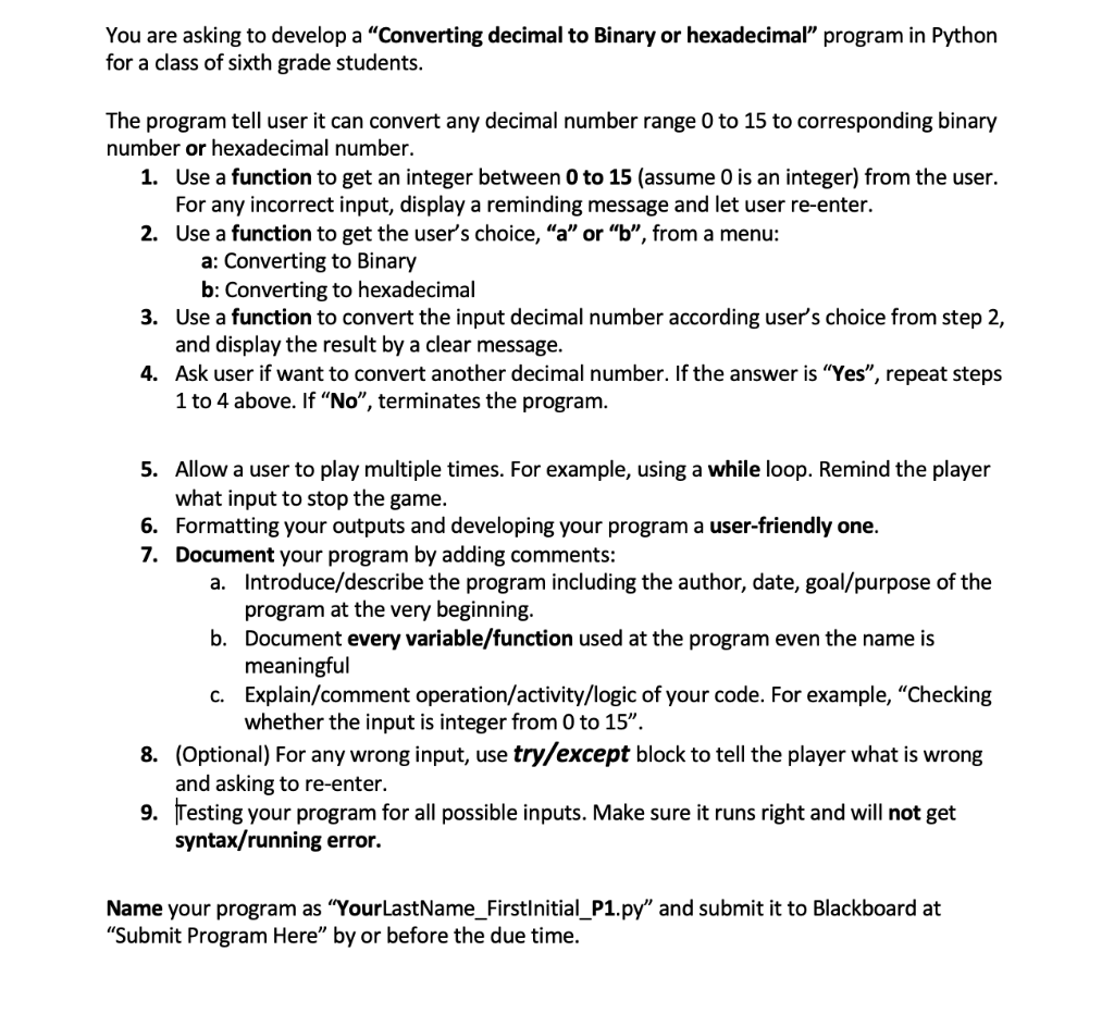 Solved You are asking to develop a 