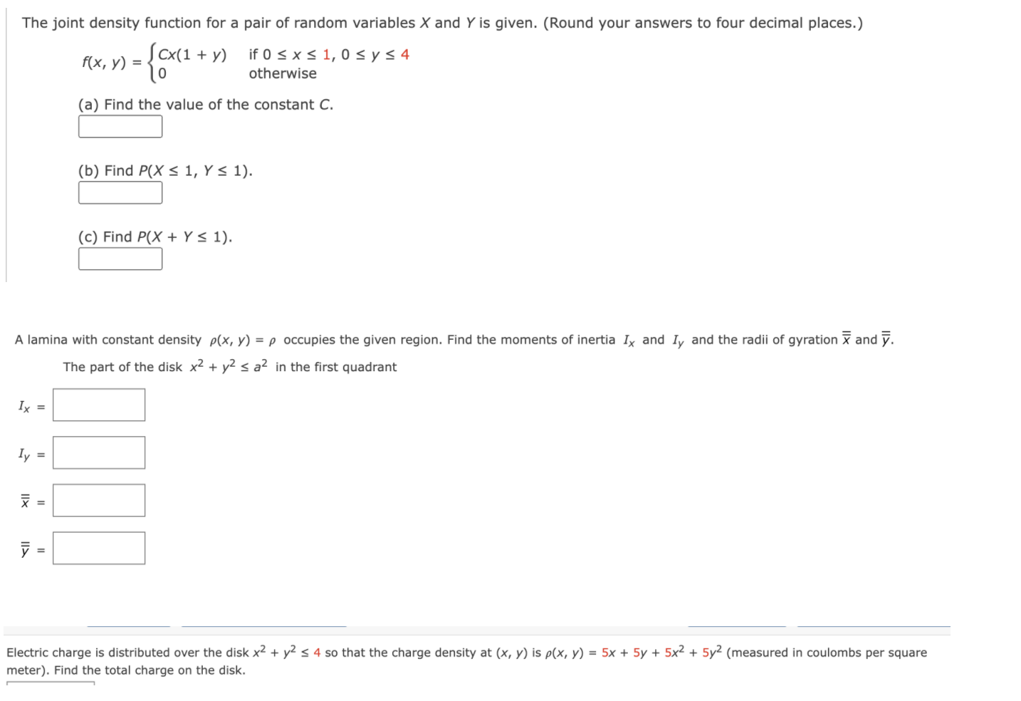 Solved The Joint Density Function For A Pair Of Random | Chegg.com