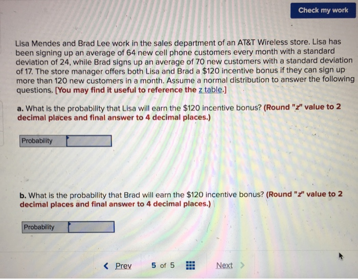 solved-lisa-mendes-and-brad-lee-work-in-the-sales-department-chegg