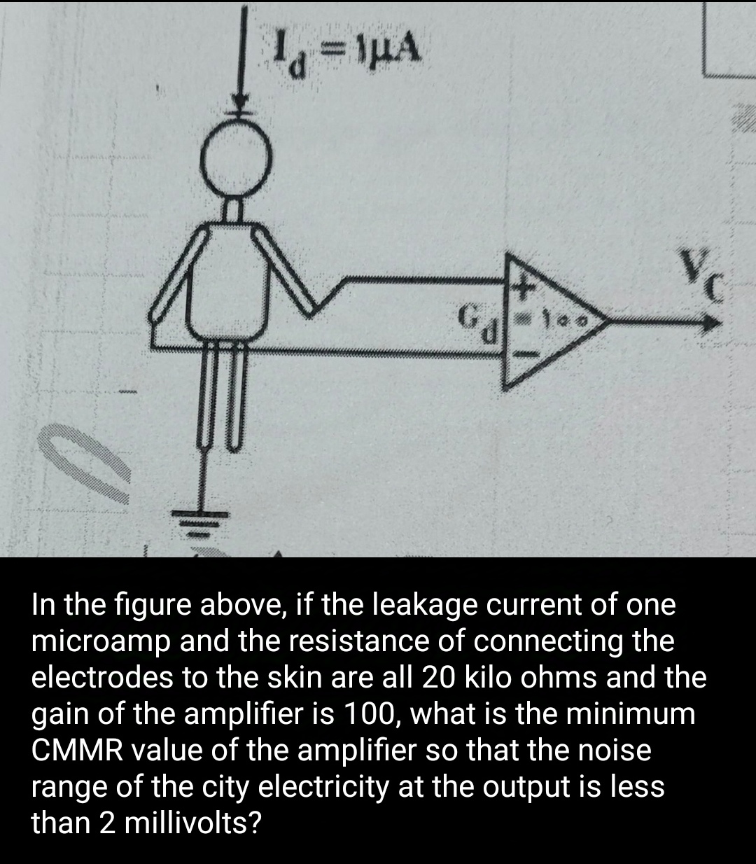 Solved In the figure above, if the leakage current of one | Chegg.com