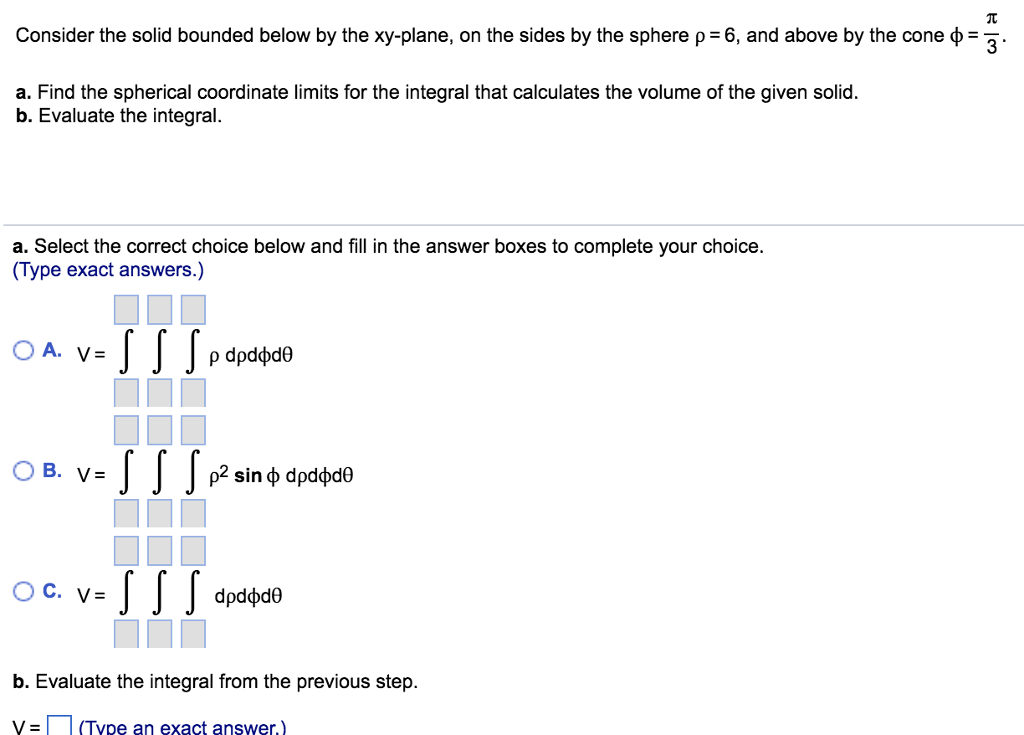 Solved Consider the solid bounded below by the xy-plane, on | Chegg.com