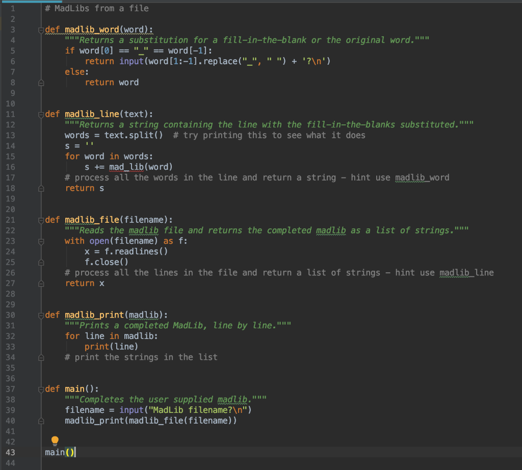Solved I am real lost on my python program and I do not not | Chegg.com